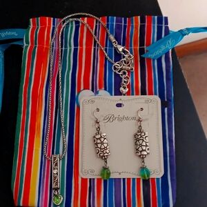 Brighton earrings and necklace
